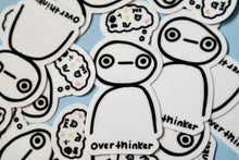 Load image into Gallery viewer, Overthinker sticker (shnurb)
