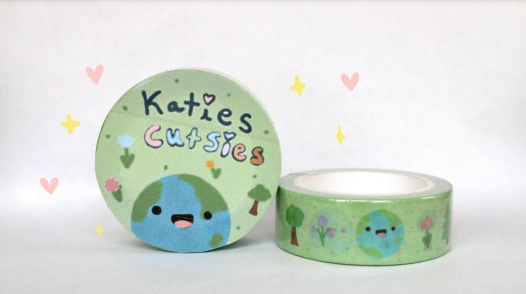 Earth washi tape