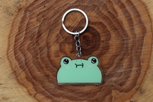 Load image into Gallery viewer, Wholesome Blob the frog keychain
