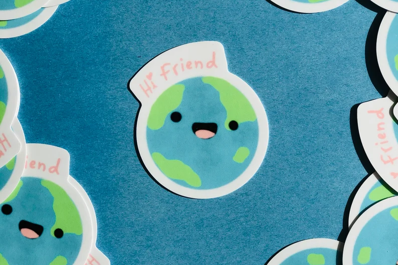 Earth Sticker