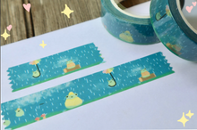 Load image into Gallery viewer, Rainy Day Blob the frog Washi Tape
