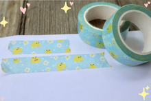 Load image into Gallery viewer, Lemon the duck and Daisies Washi Tape
