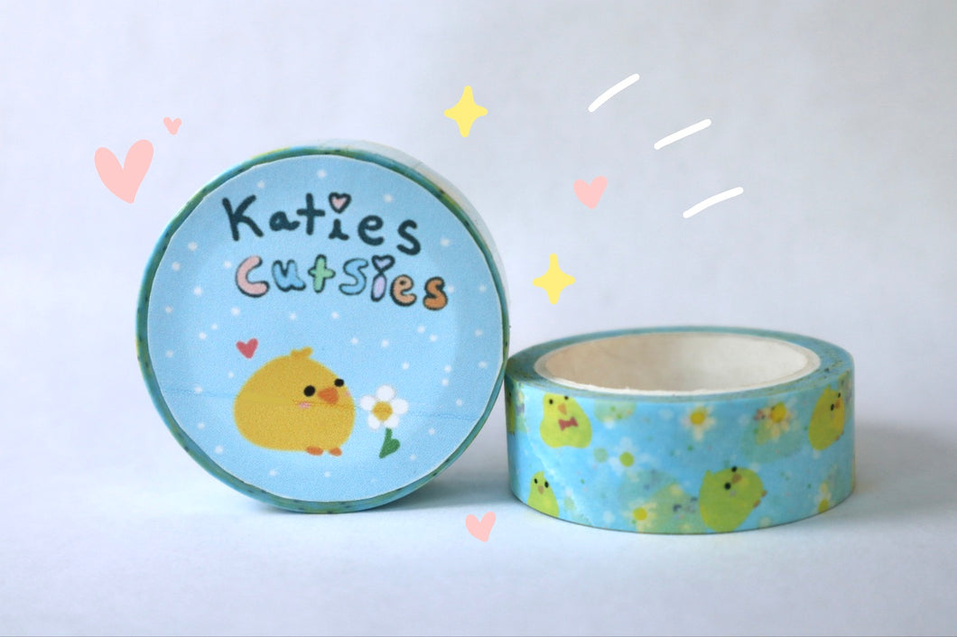 Lemon the duck and Daisies Washi Tape